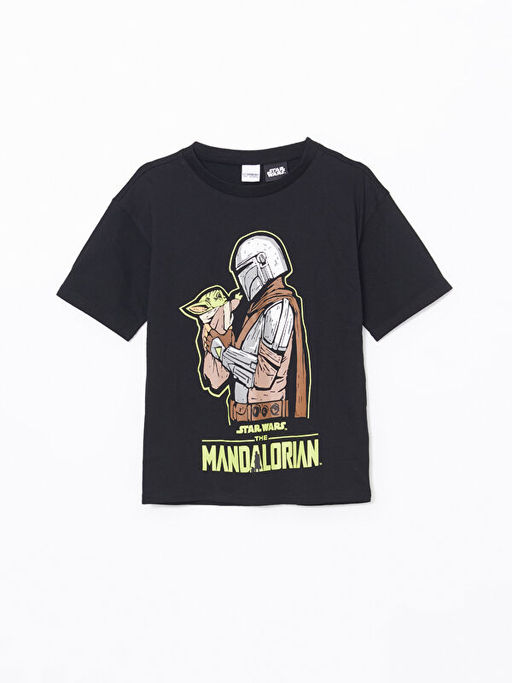 Star Wars Bask?l? Erkek ?ocuk Ti??rt ve ?ort 2li Tak?m