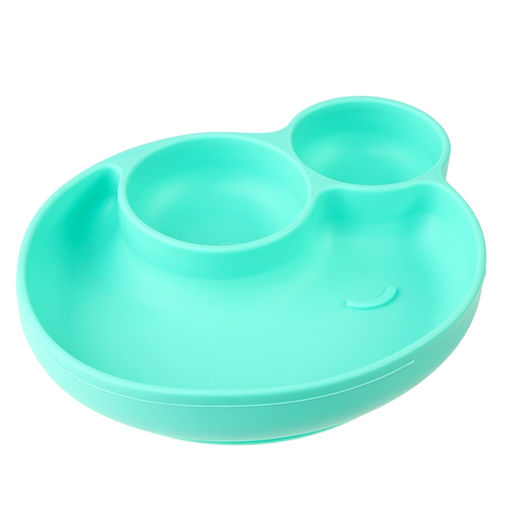 Тарелка детская на присоске Лягушка, силиконовая - Simaland фото 2