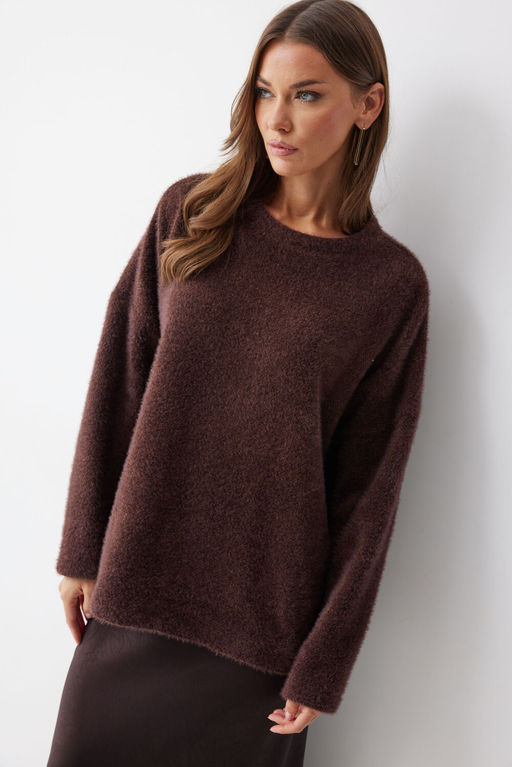 Джемпер LYUSHe 4231 коричневый фото 2