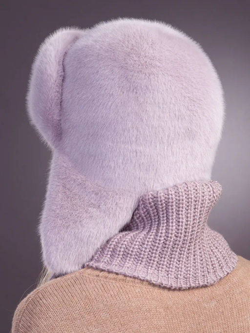 шапка Ушанка экомех четрополох - Davidovfox фото 10