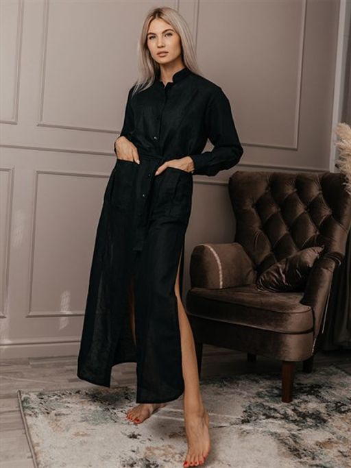 Платье-рубашка ЛЕН - Волтри фото 4