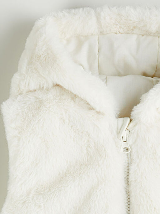 Kap??onlu Pel?? K?z ?ocuk Yelek