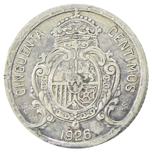 50 сентимо 1926 года Испания