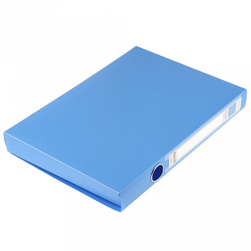 Папка-органайзер (короб) "Архивная" А4 23,4х31х3,5см, пластик, на липучке, цвет голубой (Китай)