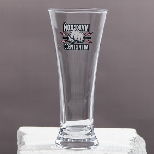 Бокал для пива с надписью Мужской антистресс, 320 мл