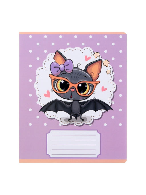 Цена за 2 шт. Комплект тетрадей из 10 штук, 12 листов в узкую линию Calligrata «Милашки с бантиком», обложка мелованная бумага, ВД-лак, блок офсет, 5 видов по 2 штуки