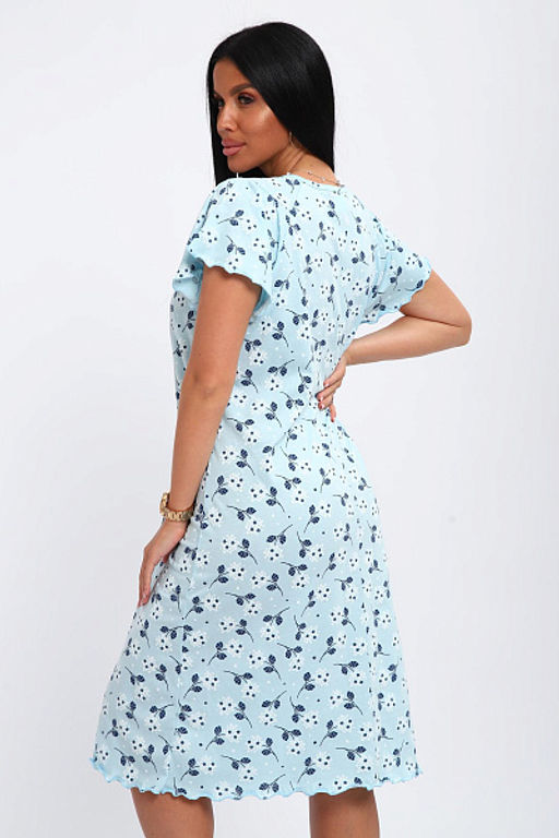 Сорочка женская (01064 синий) - Плиона фото 13