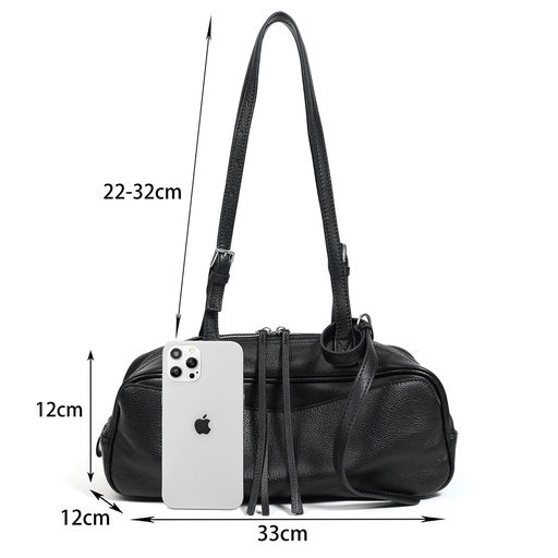 Женская сумка, кожа, MIRONPAN 521218 Черный