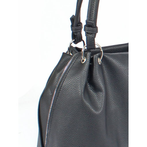 Сумка женская искусственная кожа ADEL-315, 1отд, плечевой ремень, черный флотер 258852 - Adelia фото 4