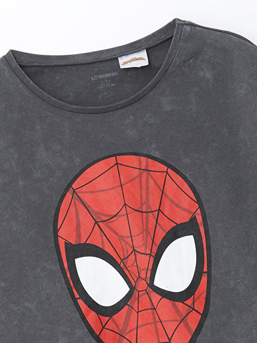 Bisiklet Yaka Kolsuz Spiderman Bask?l? Erkek Bebek Atlet - Waikiki фото 2