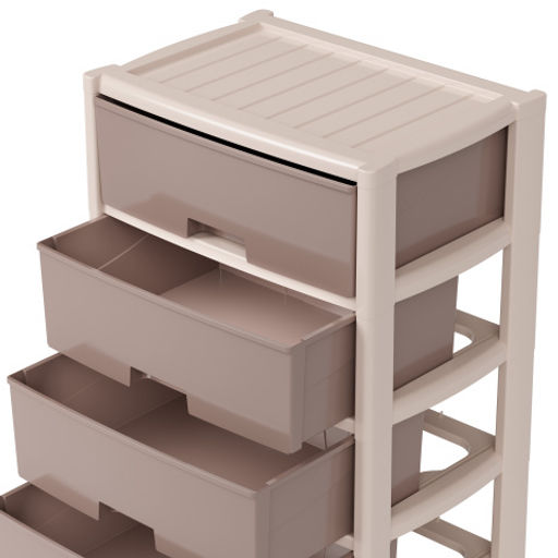 Комод "Колорит" 4-х секцион. широкий (бежевый) М8759