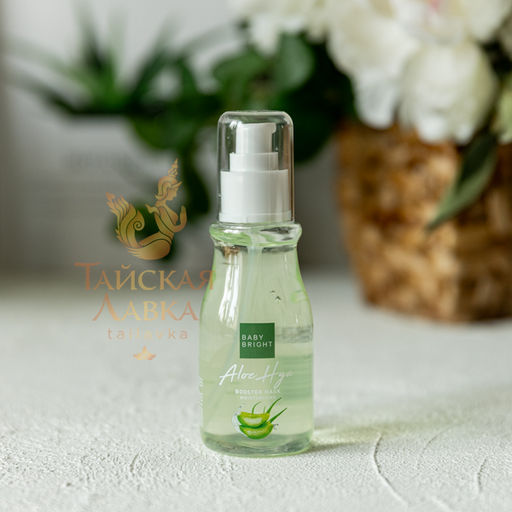 Маска-Бустер д/лица и Тела Увлажняющая Алое Вера И Гиалуроновая Кислота BABY BRIGHT 140 гр фото 6