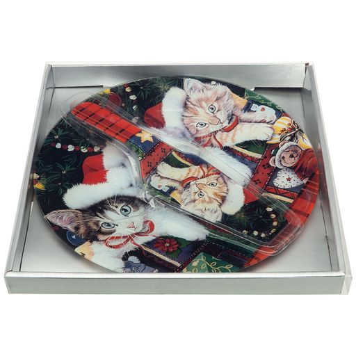 БЛЮДО ДЛЯ ТОРТА С ЛОПАТКОЙ КОЛЛЕКЦИЯ РОЖДЕСТВЕНСКАЯ СКАЗКА 28 СМ - Lefard фото 2