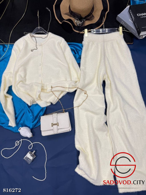 Костюм женский двойка кардиган и штаны - Bruno фото 2