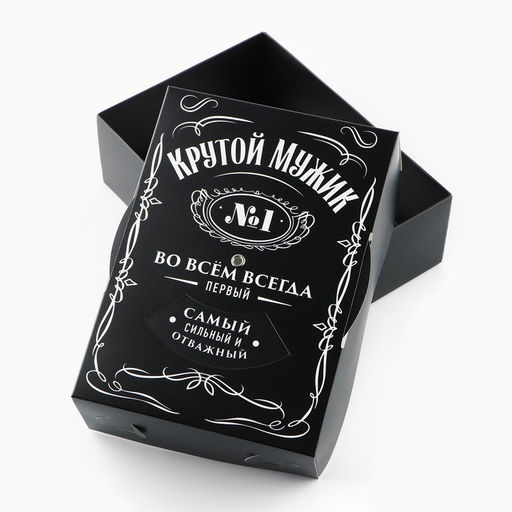 Коробка складная Крутой мужик , 21?15?7 см
