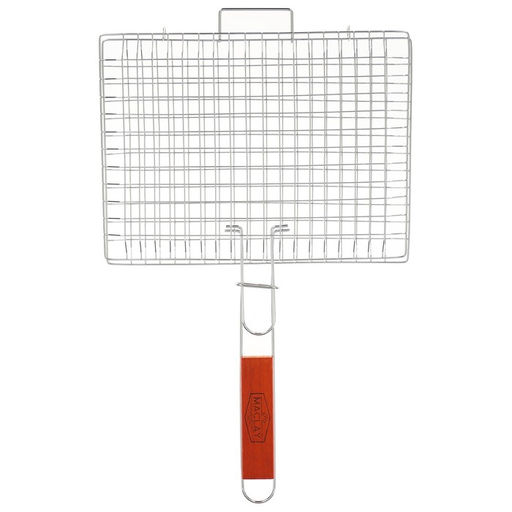 Решётка-гриль Maclay Premium, универсальная, хромированная, 50x30 см, рабочая поверхность 30x22 см  фото 5