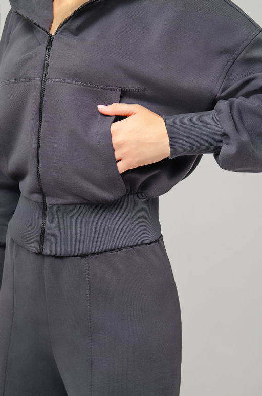 Арт. 2539 Костюм женский с брюками 42-48 (4 шт) Цвет:графит - Калинка фото 20