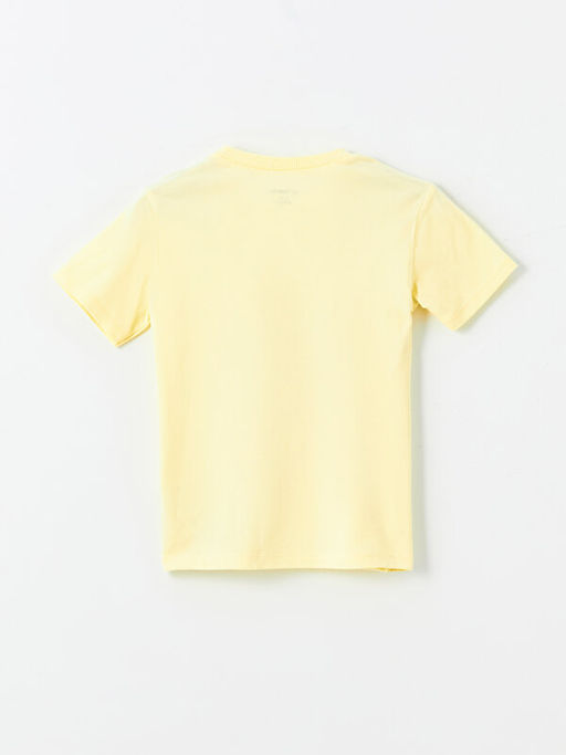 Bisiklet Yaka K?sa Kollu Bask?l? Erkek Bebek Ti??rt - Waikiki фото 2