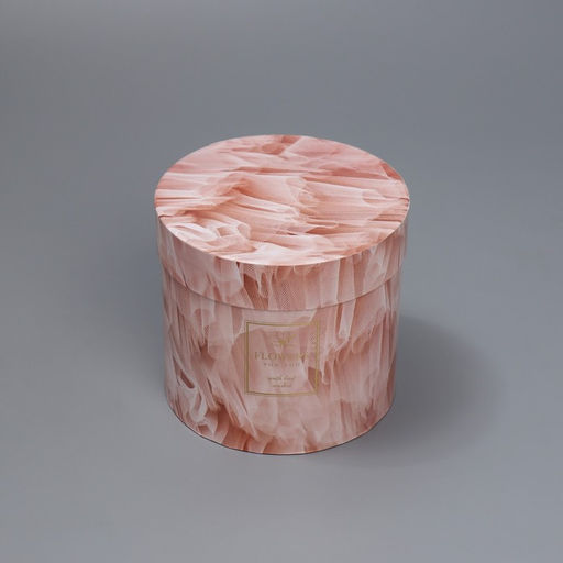 Набор шляпных коробок для цветов 4 в 1 Текстурный, 14 13 см - 20 17,5 см - Дарите счастье фото 9