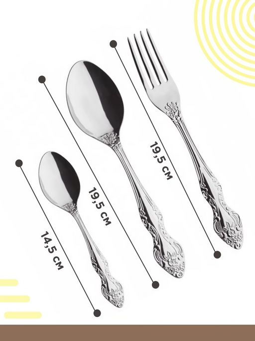 Набор 18 предметов / М-3 Тройка столовый СН-912/52 г. Павлово /ПЗХМ/  фото 3