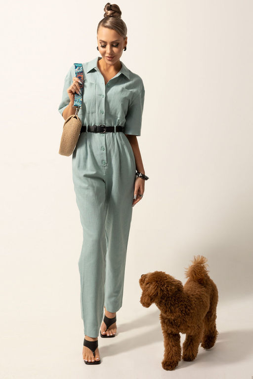 Комбинезон Golden Valley 1087 бирюзовый  фото 3