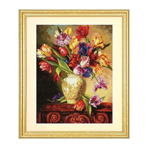 Набор для вышивания DIMENSIONS 70-35305 Пёстрые тюльпаны 30.4 x 38.1 см