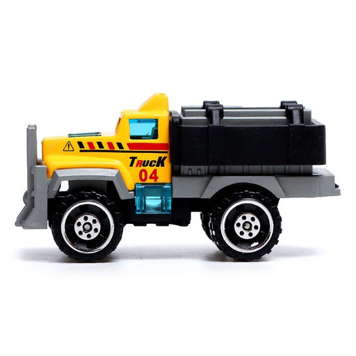 Машинки металлические Строительная техника, набор 6 шт., масштаб 1:64 - Автоград фото 3