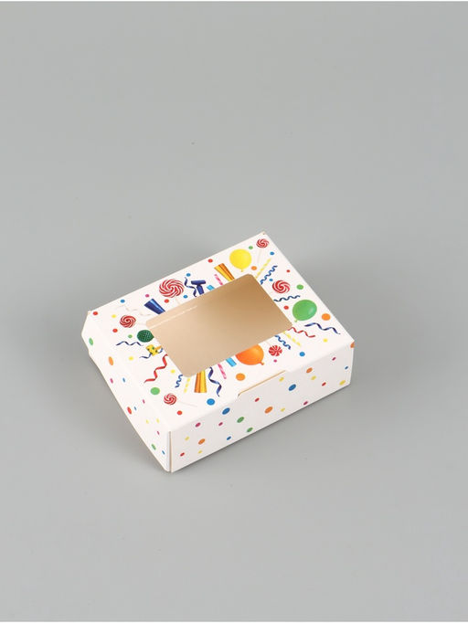 Цена за 5 шт. Коробка подарочная складная «Путевка в сладкую жизнь», 10×8×3.5 см, с окном