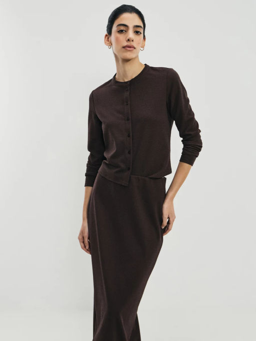 Юбка миди с люрексом / Zarina