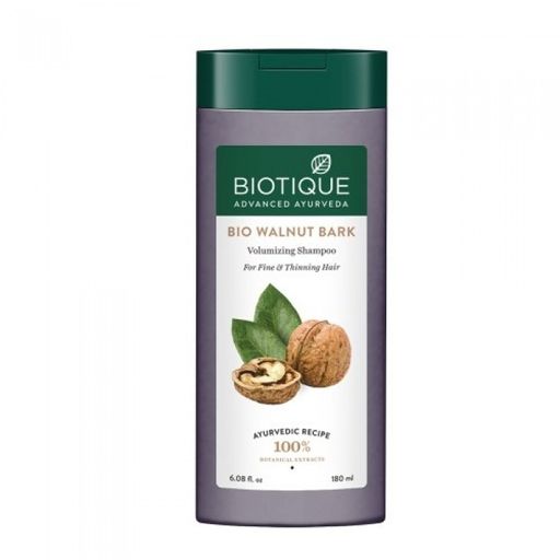 Bio Walnut Bark Body Building Shampoo/Биотик Био шампунь Для Роста Волос С Грецким Орехом 180мл