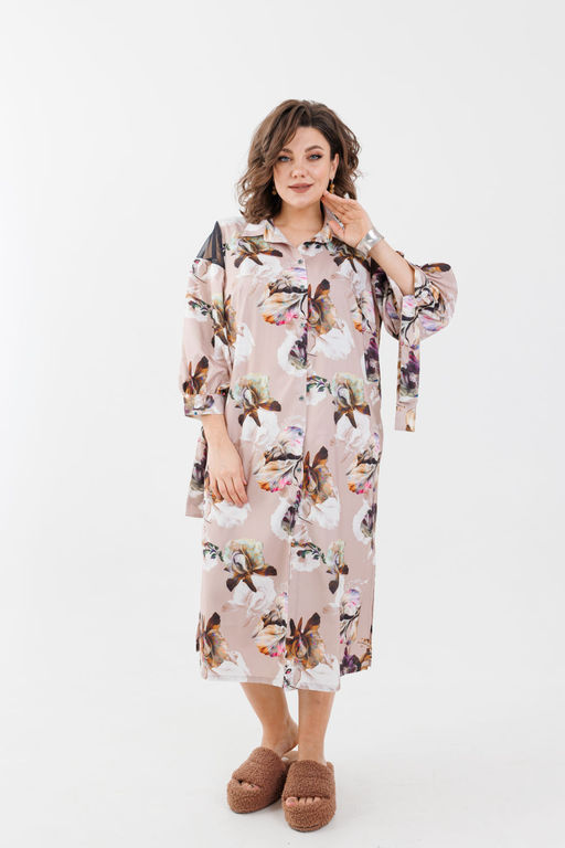 Платье ANELLI 1126 ирисы  фото 3