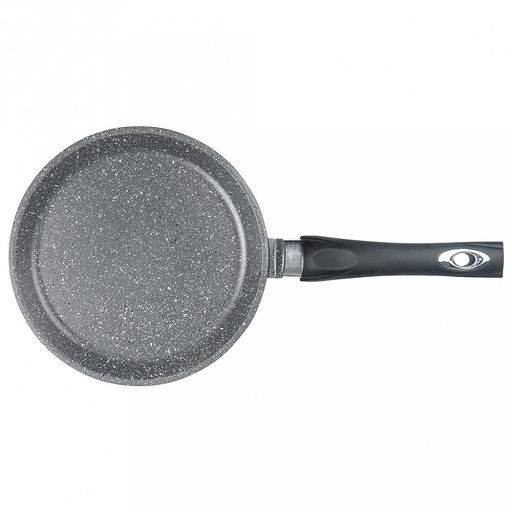 Сковорода блинная с тефлоновым покрытием д22см "Графит", h2см, s0,3см, ручка из термостойкого пластика (Россия)