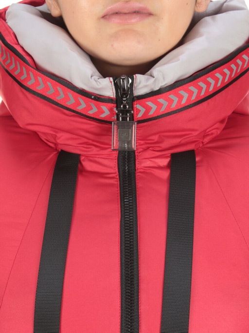 9903 RED Пальто зимнее женское AIGELIYA - Fashion фото 11