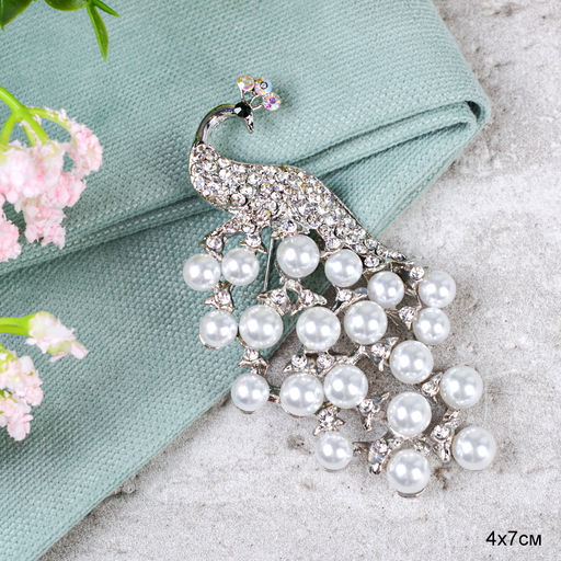 Брошь Павлин / GM347 /уп 24/ - ГалеонТрейд фото 5