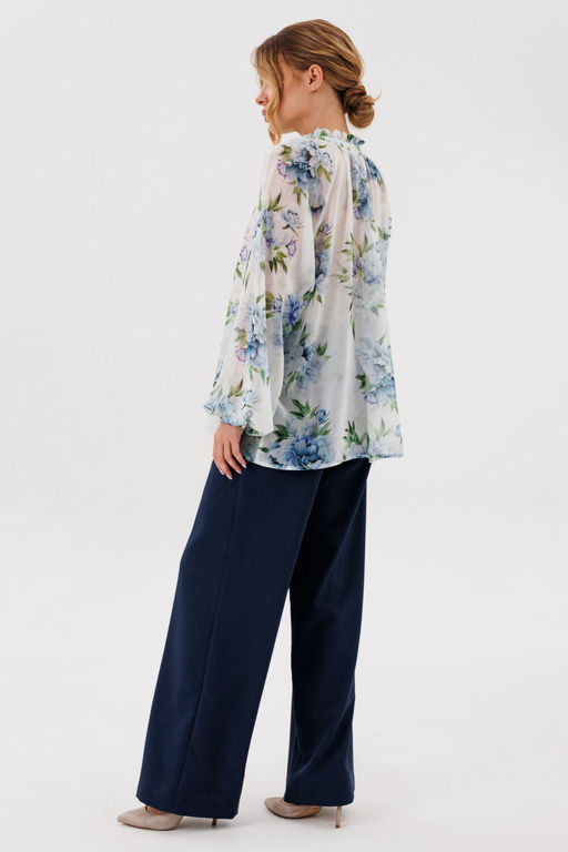 Блуза AmberA 1128 молоко  фото 5