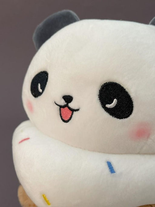 Мягкая игрушка "Panda ice cream", open mouth, 20 см