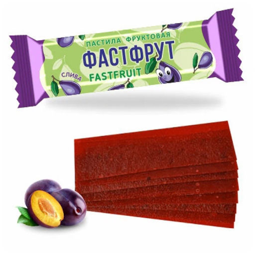 Пастила фруктовая Фастфрут без сахара Слива 1 кг - Sweet Joys фото 6