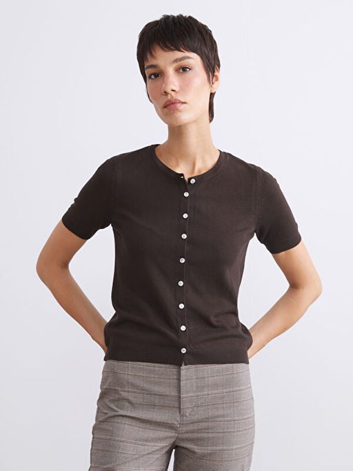 Bisiklet Yaka Kad?n Triko H?rka