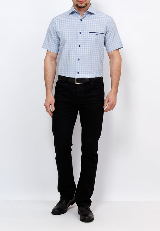 Сорочка мужская короткий рукав GREG 255/109/523/Z/1  фото 5