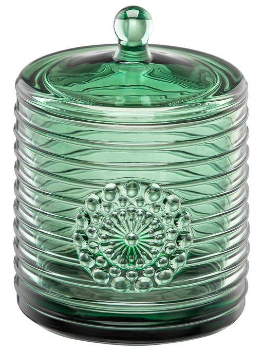 Сахарница 300 мл 8,5*8,5*12 см Медальон зеленая - Elan gallery фото 13