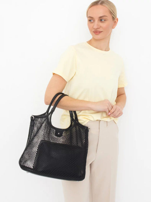 Сумка 58517 black Velina Fabbiana-Safenta