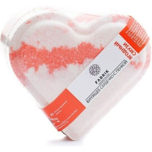 FABRIK Cosm. Сердце д/ванн бурлящее "Ягодный Смузи" 110гр