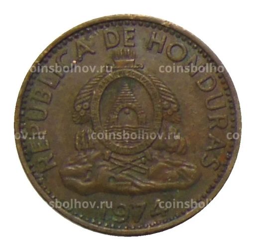 Монета 1 сентаво 1974 года Гондурас