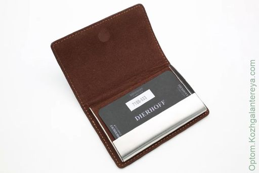 Кожаная мужская визитница Dierhoff Д 7188-533 - Sergio valentini фото 4