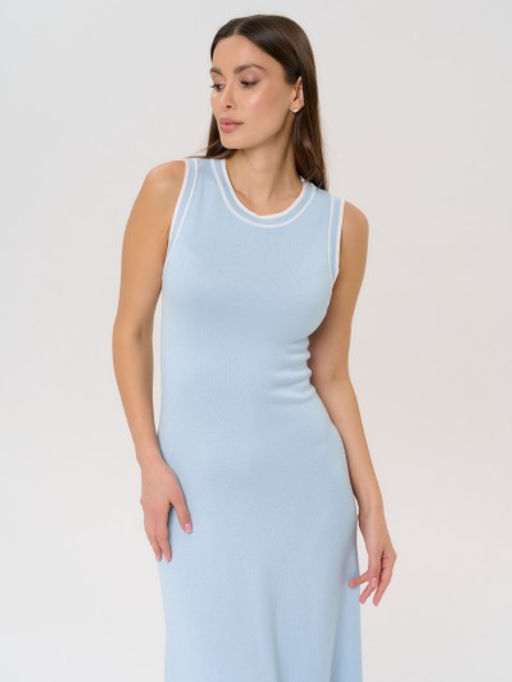 Платье женское ZZ-03005 l.blue/white - Eleganzza фото 6