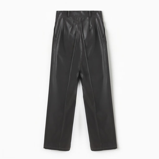 Брюки женские из экокожи MINAKU: Eco leather, цвет графит, размер 44