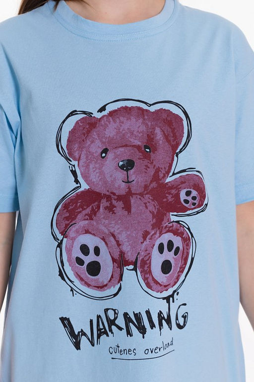 Сорочка М223082Пб голубой - Елена фото 6