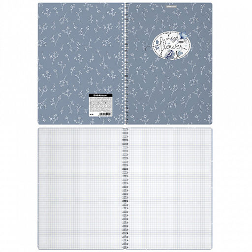 Цена за 2 шт. Тетрадь общая с пластиковой обложкой на спирали ErichKrause Frozen Beauty, А4, 80 листов, клетка  фото 7