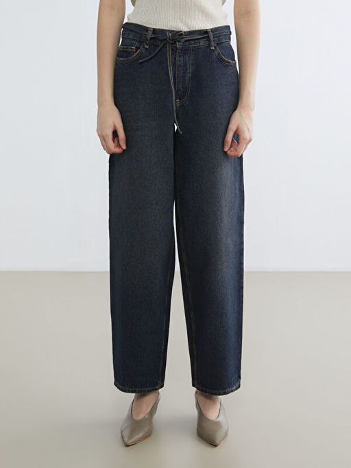 Baggy Fit Kad?n Jean Pantolon