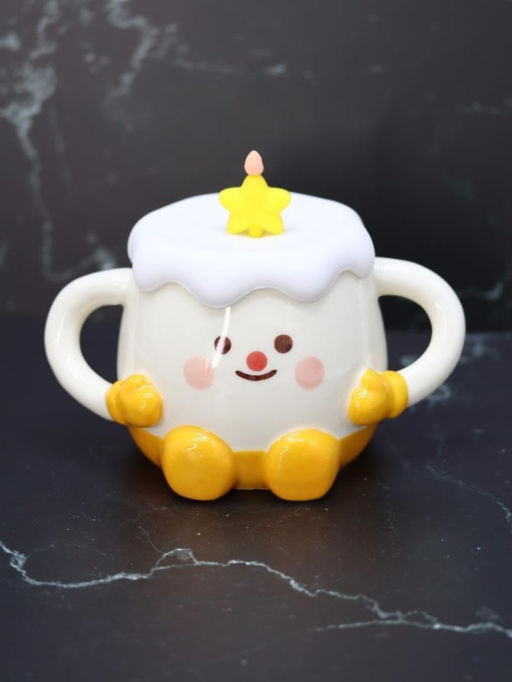 Кружка Star candle, yellow (450 ml)